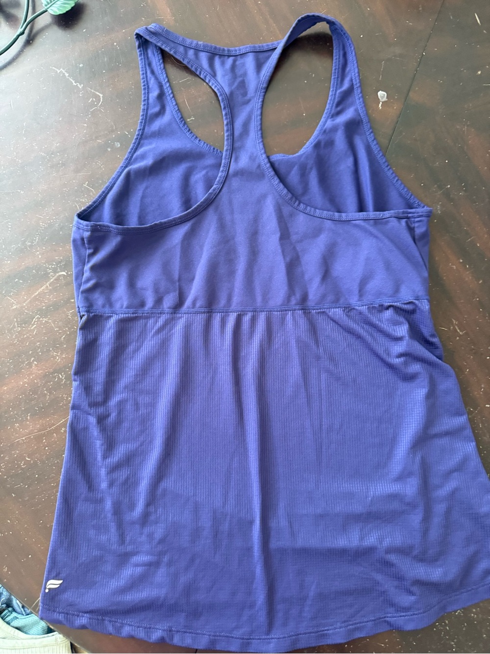 Fabletics Blue Racerback Tank - Picture 2 of 3